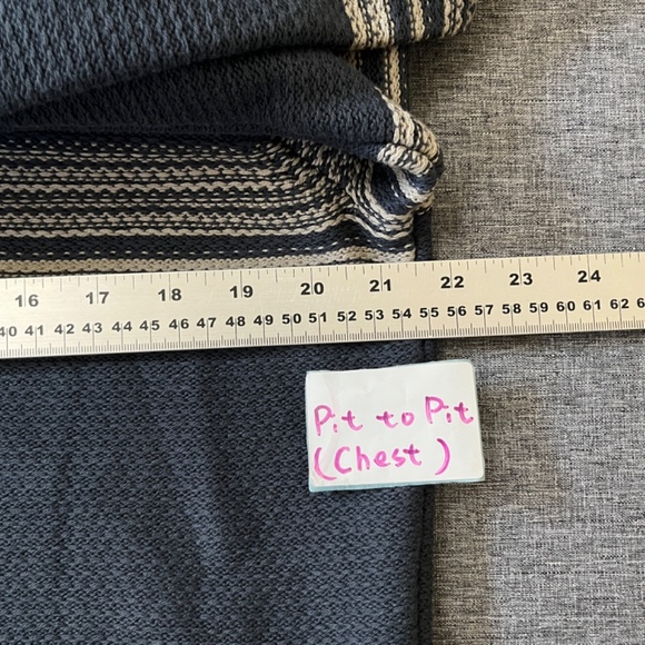 Marine Layer Nate Cotton Cardigan Sweater - Men's Size L - Gray Blend - Picture 9 of 12